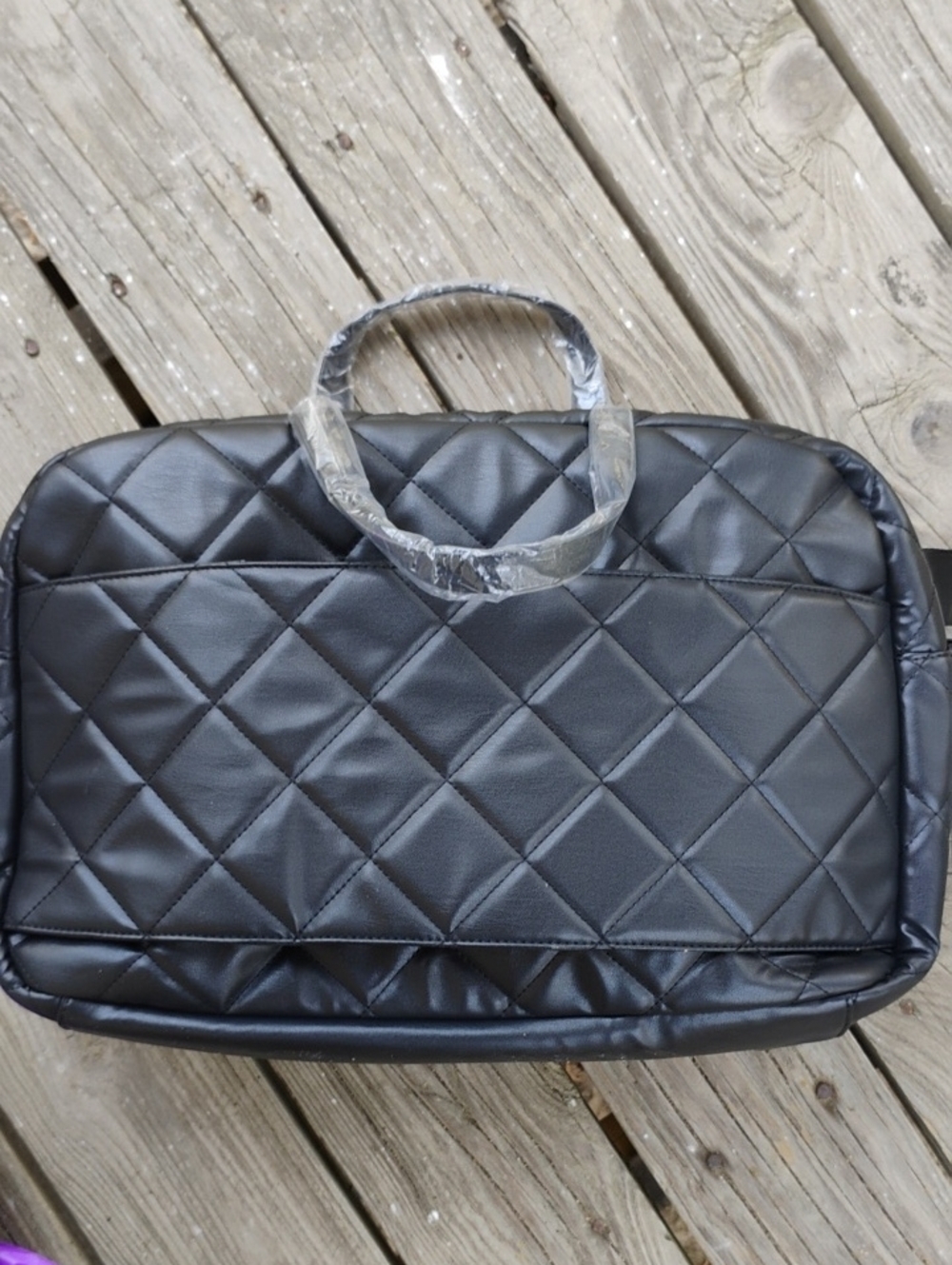Gilda Paris NEW $229 Quilted Weekender Free Shipping - Picture 5 of 12